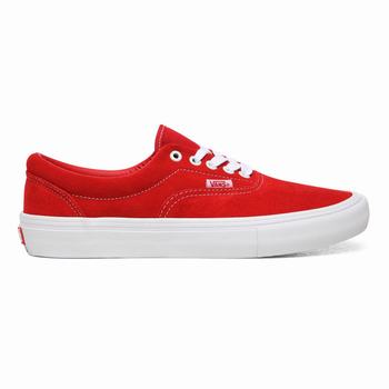 Damske Skate Obuv Vans Suede Era Pro Červené/Biele VA27NFJOR